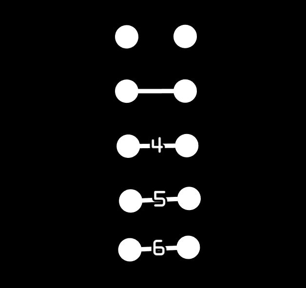 CDs with two nodes and an edge, going from 2 (no edge), to 3 (no label), to 6.